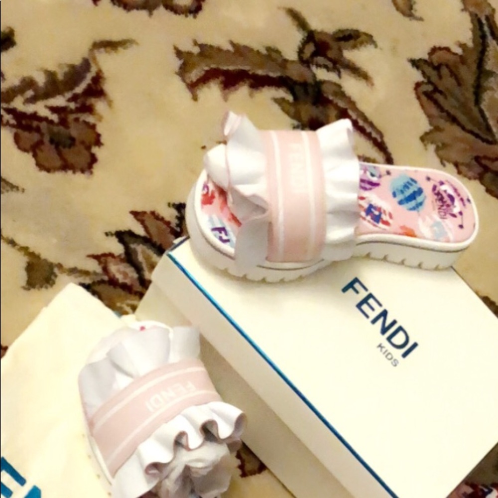 Fendi sandals for a girl toddler
